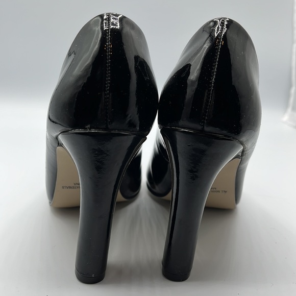 Black patent leather block heels - Picture 4 of 7